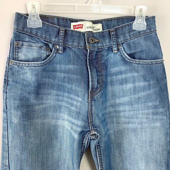 Levi's 514 Jeans Youth 18 Regular Slim Straight Leg Blue - Picture 3 of 9